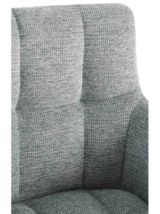 Cadeira da sala de jantar tecido Jonah, cinza claro