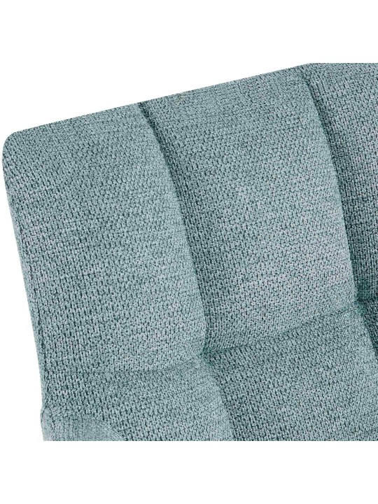 Cadeira da sala de jantar tecido Jonah, turquesa Cadeira da sala de jantar tecido Jonah, turquesa