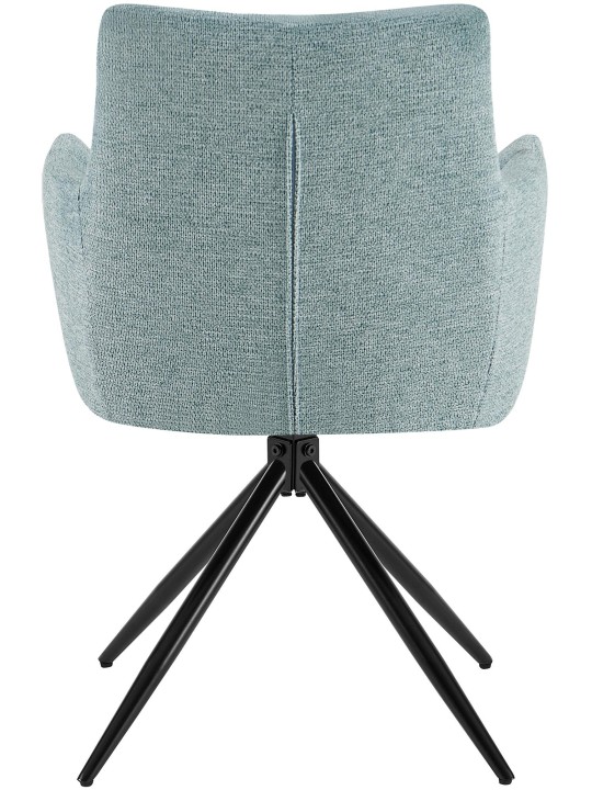 Cadeira da sala de jantar tecido Jonah, turquesa Cadeira da sala de jantar tecido Jonah, turquesa