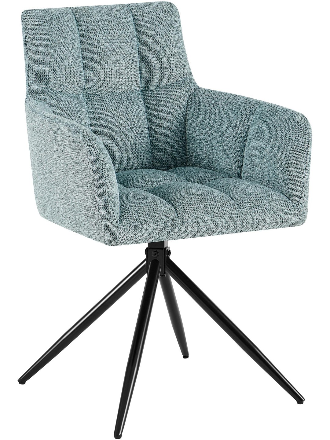 Cadeira da sala de jantar tecido Jonah, turquesa