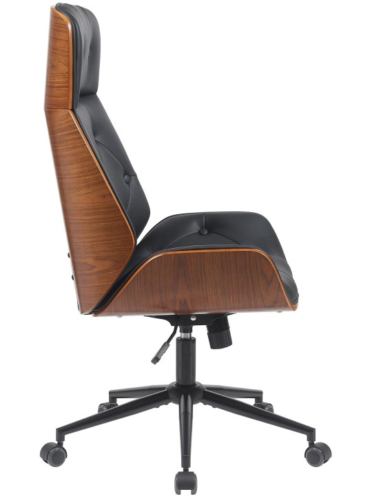Cadeira de escritório Martil nogueira/, preto