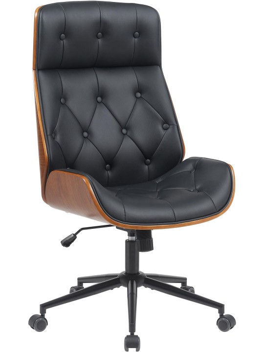 Cadeira de escritório Martil nogueira/, preto