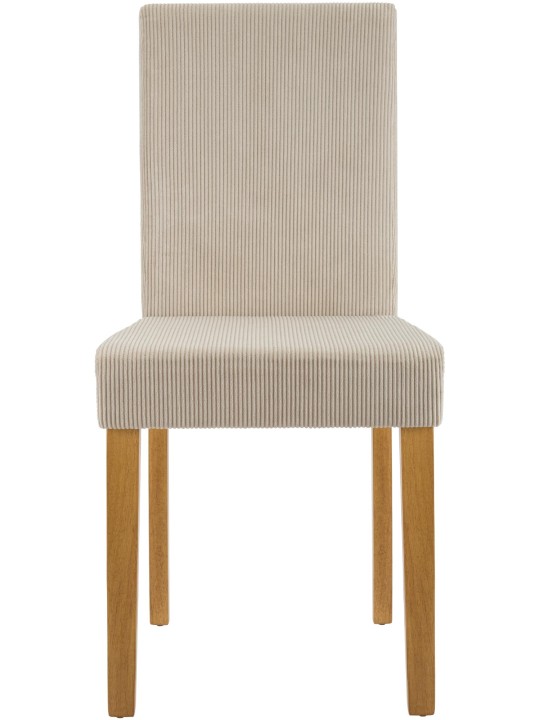 Cadeira da sala de jantar Ina Cord luz antiga, castanho claro