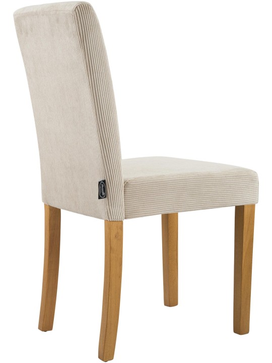 Cadeira da sala de jantar Ina Cord luz antiga, castanho claro