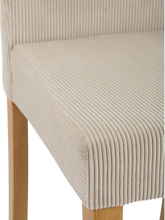 Cadeira da sala de jantar Ina Cord luz antiga, castanho claro