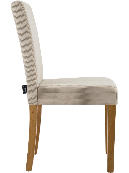 Cadeira da sala de jantar Ina Cord luz antiga, castanho claro