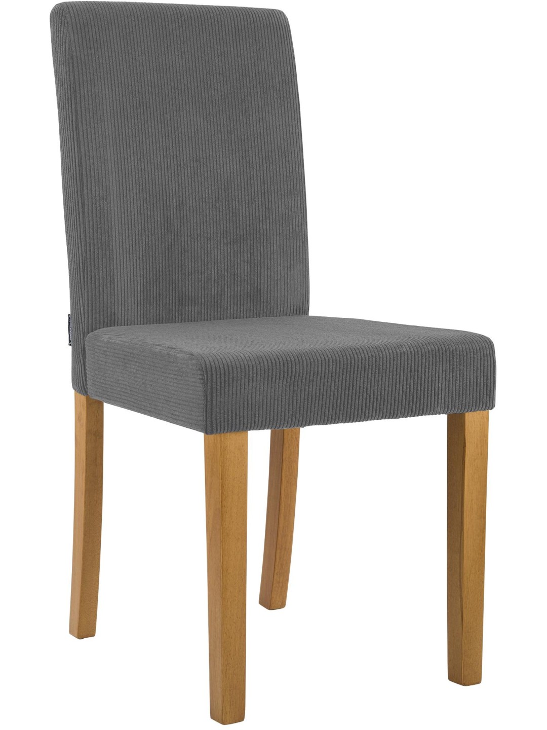 Cadeira da sala de jantar Ina Cord luz antiga, cinza