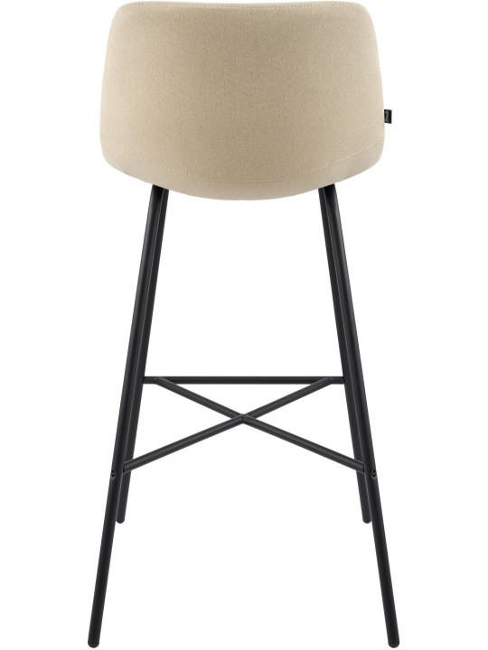 Banqueta alta tecido Altona, creme