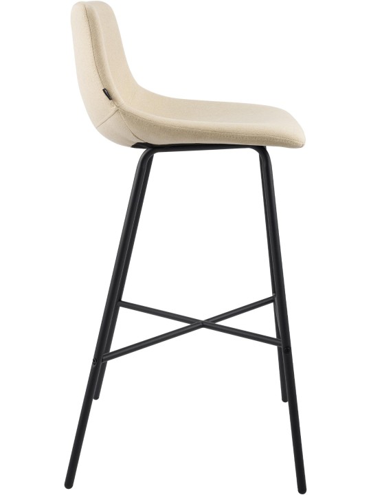 Banqueta alta tecido Altona, creme