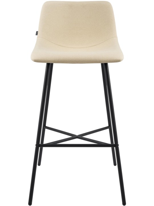 Banqueta alta tecido Altona, creme