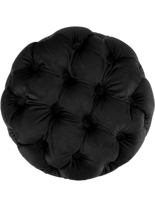 Banqueta Drancy Veludo M, preto