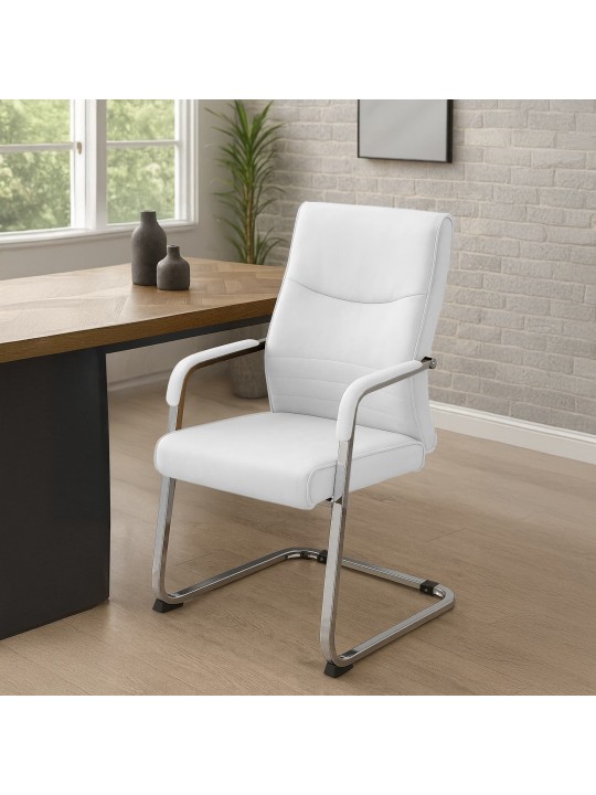 Cadeira para visitantes Hobart, branco