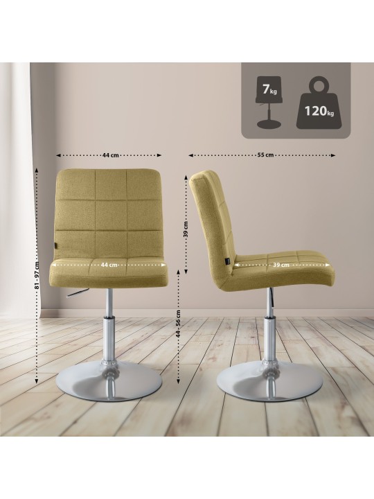 Cadeira Ricky tecido, verde Cadeira Ricky tecido, verde