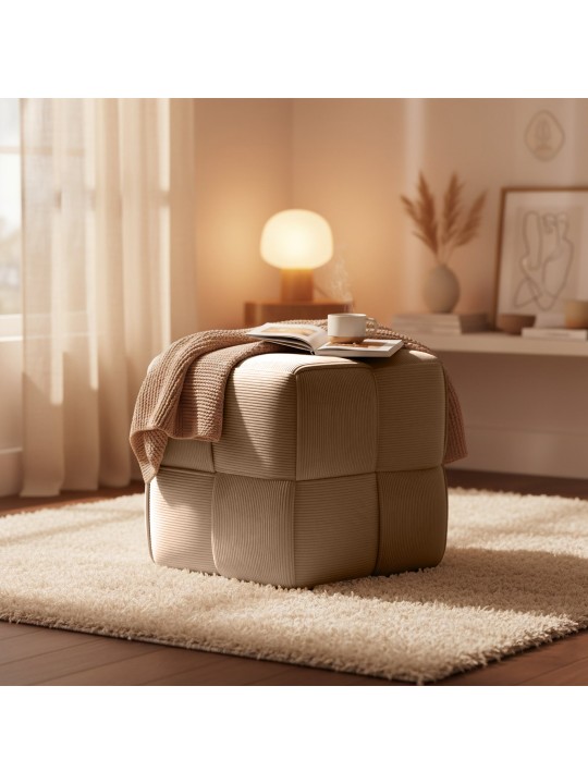 Banqueta Forinta Cordão, taupe Banqueta Forinta Cordão, taupe