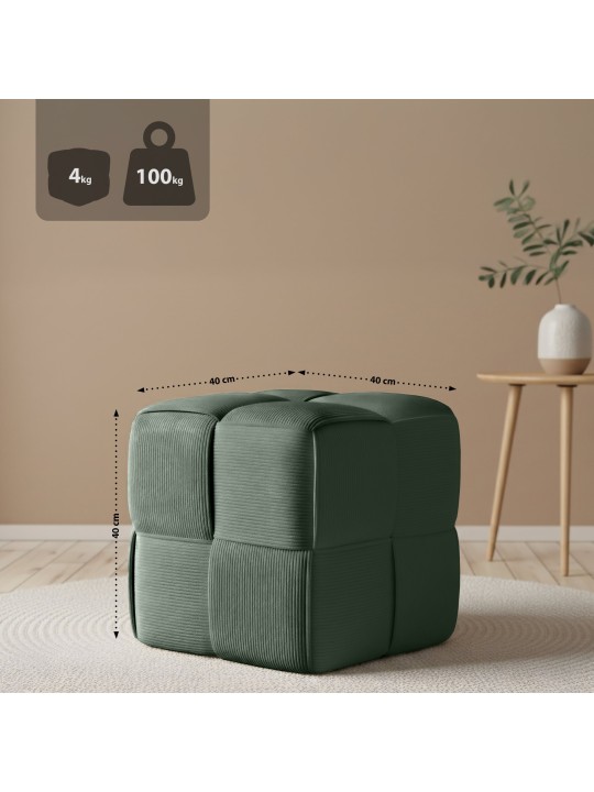 Banqueta Forinta Cordão, verde escuro Banqueta Forinta Cordão, verde escuro