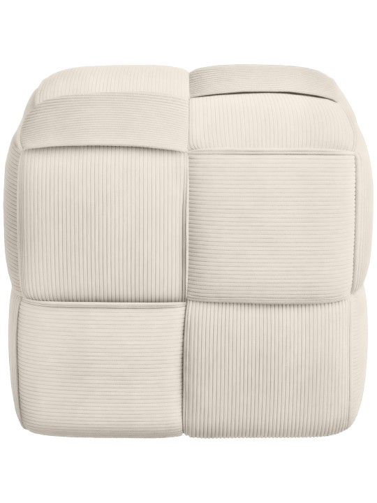 Banqueta Forinta Cordão, creme