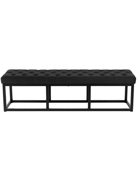 Banco Polson veludo 150 cm, preto Banco Polson veludo 150 cm, preto