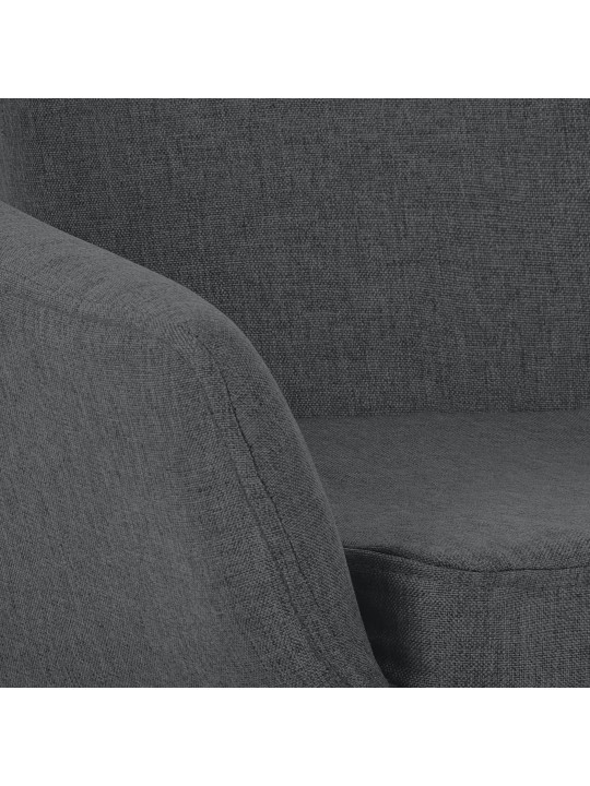 Banco alto tecido Grant, cinza escuro