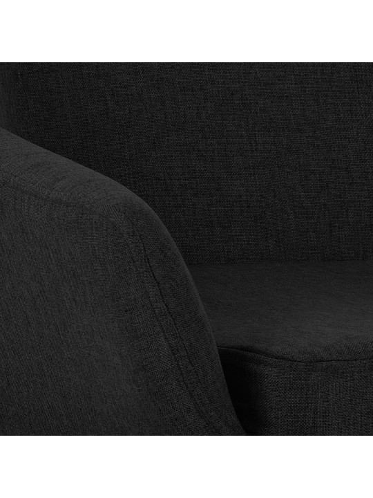 Banco alto tecido Grant, preto Banco alto tecido Grant, preto