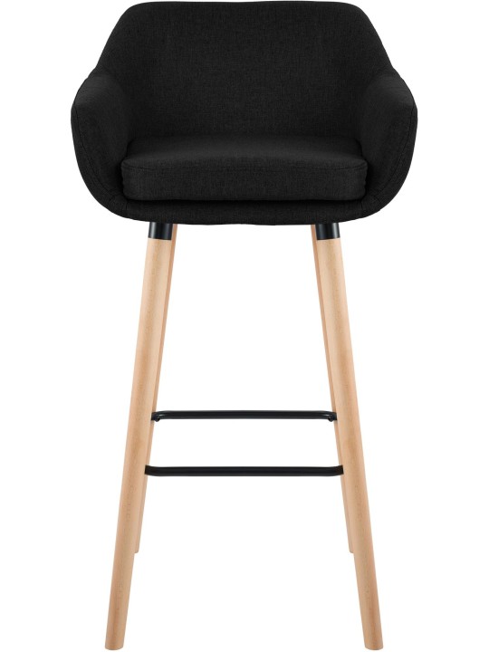 Banco alto tecido Grant, preto Banco alto tecido Grant, preto