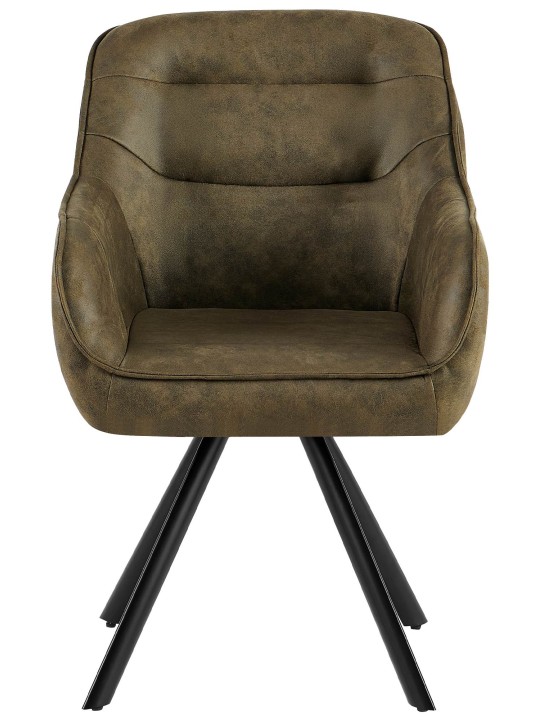Cadeira vintage Pettuli, verde antigo