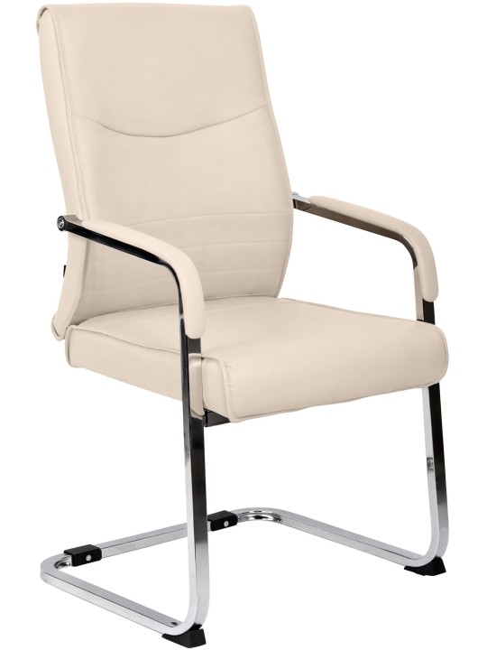 Cadeira para visitantes Hobart, creme