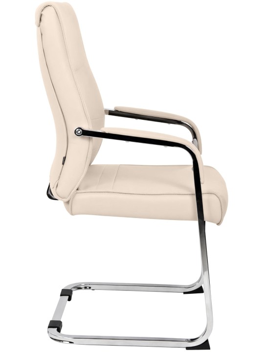 Cadeira para visitantes Hobart, creme
