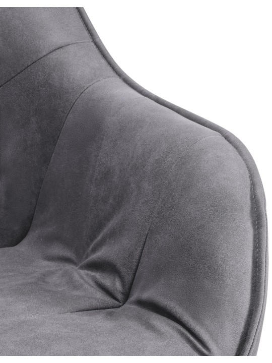 Cadeira vintage Russel, cinza Cadeira vintage Russel, cinza