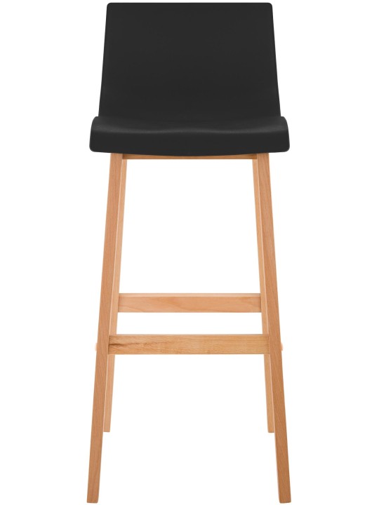 Conjunto de 2 bancos altos Hoover Natura, preto