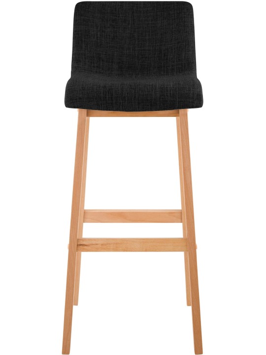 Banqueta alta Hoover tecido Natura, cinza escuro