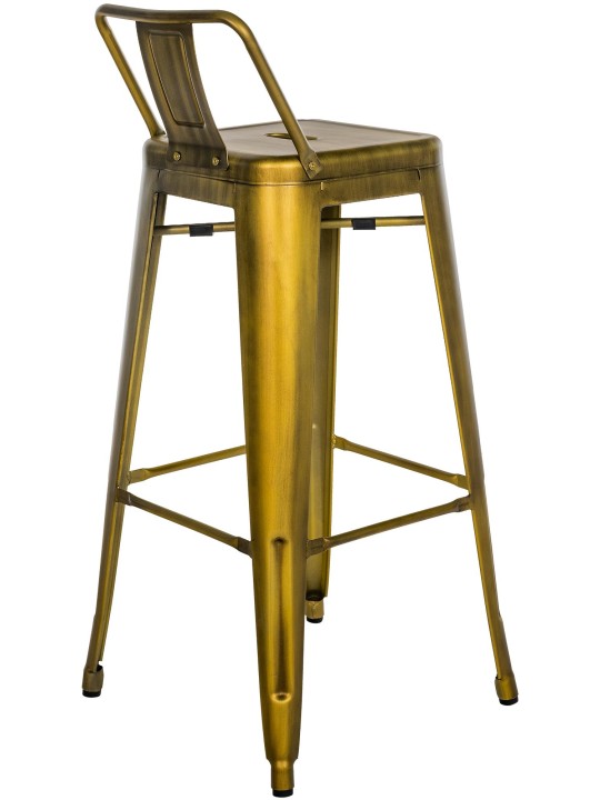 Banqueta alta Mason, dourado