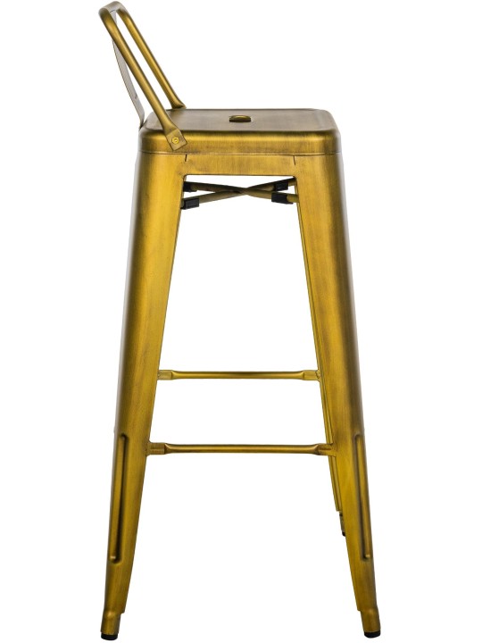 Banqueta alta Mason, dourado