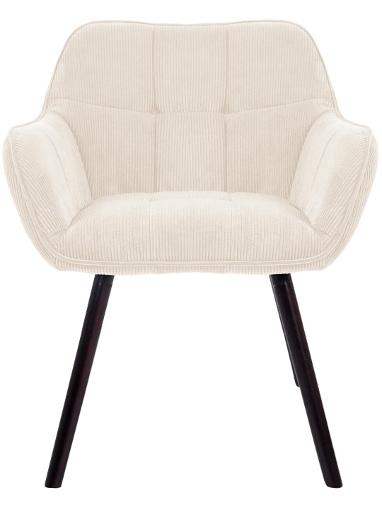 Cadeira de jantar Vienna Cord, creme