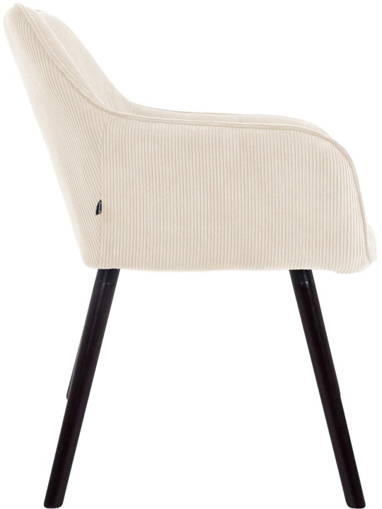 Cadeira de jantar Vienna Cord, creme